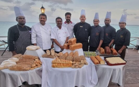 Master baker from ireks extends stay in Maldives